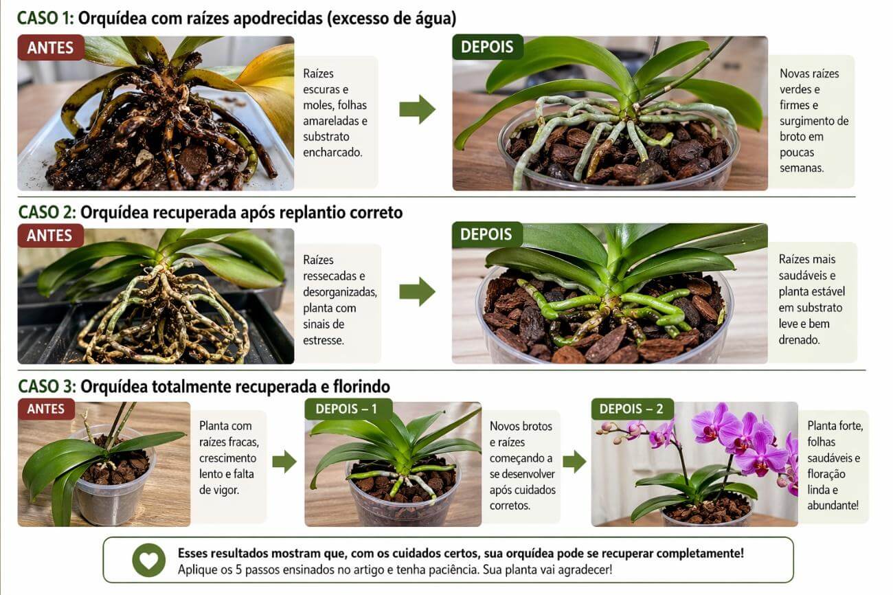 como recuperar orquídea que perde as folhas