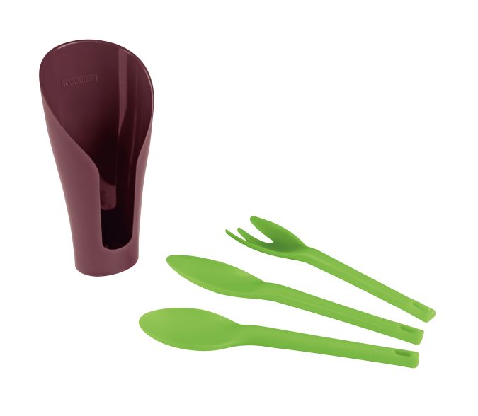 KIT UTENSILIOS P/VASO COCOON MARROM