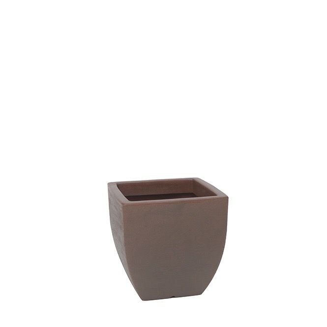 Vaso Marrom 30x30 Trapézio