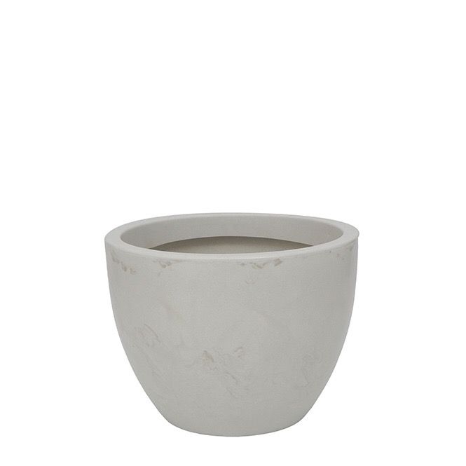 Vaso Branco Mármore 40x30