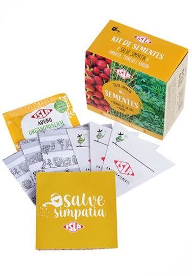 KIT DE SEMENTES "Salve simpatia Pimenta, Tomilho e Arruda"