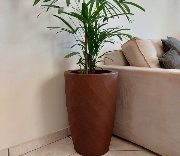 Sítio da Mata - VASO SAFIRA CONICO 100 FERRUGEM