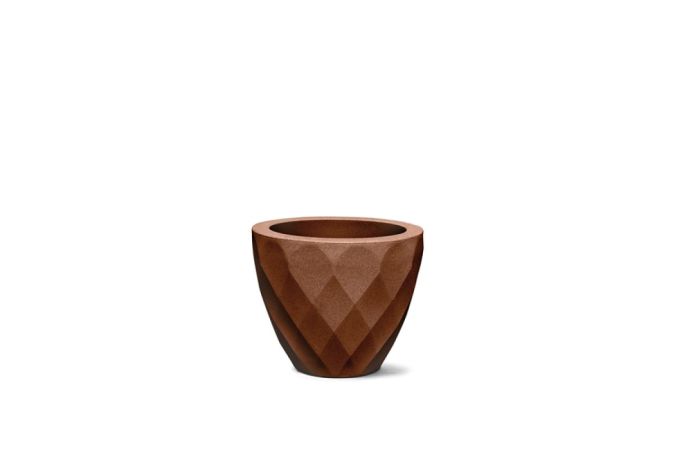 Sítio da Mata - VASO SAFIRA REDONDO 35 FERRUGEM