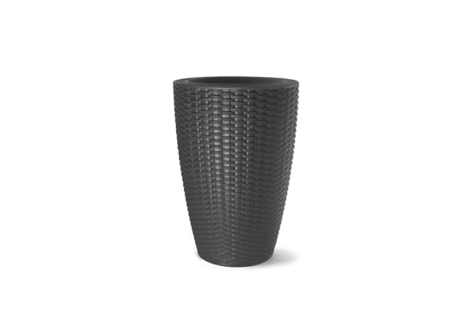 Sítio da Mata - VASO TRECCIA CONICO 39 PRETO