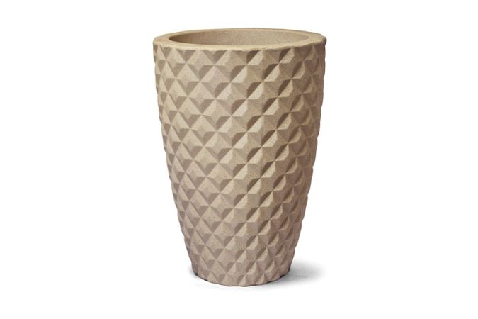 VASO DIAMANTE CONICO 38 AREIA