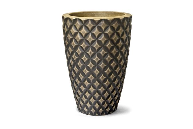 VASO DIAMANTE CONICO 29 ENVELHECIDO