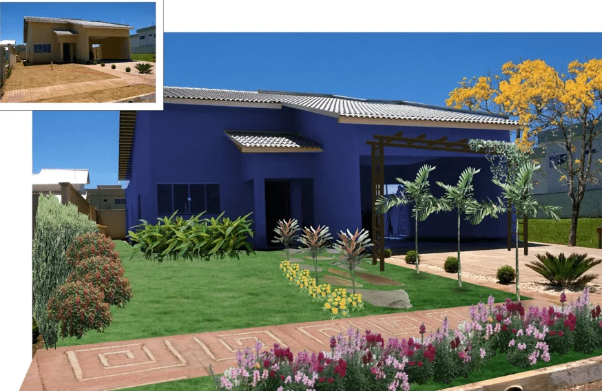 Sítio da Mata - Projeto fotomontagem