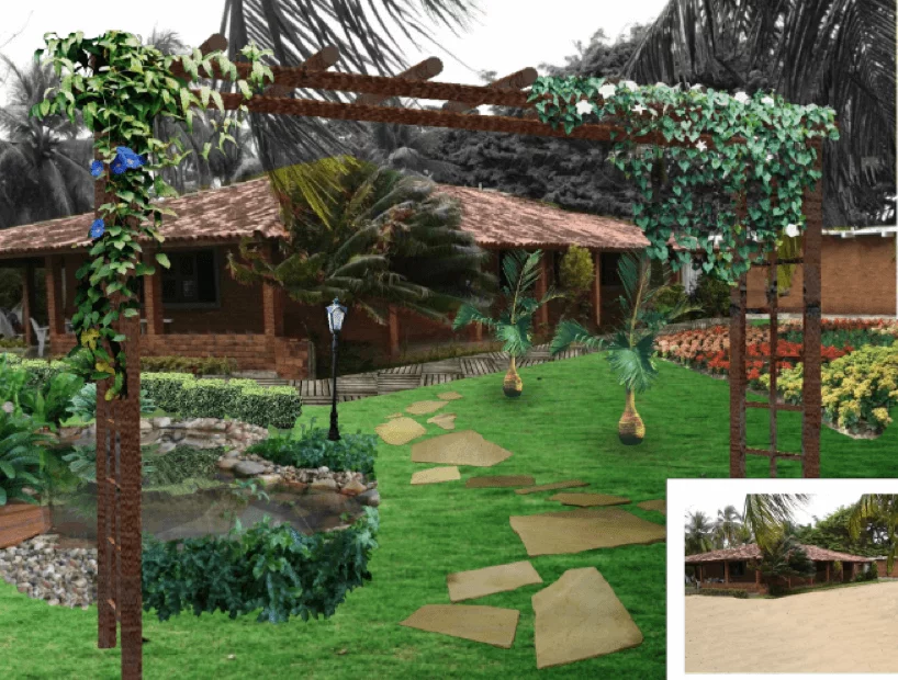 Sítio da Mata - Projeto fotomontagem